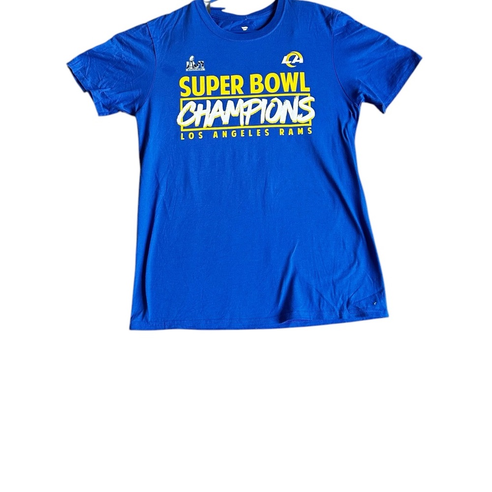 FANATICS NFL LOS ANGELES RAMS SUPER BOWL CHAMPIONS MENS T-SHIRT SZ M
